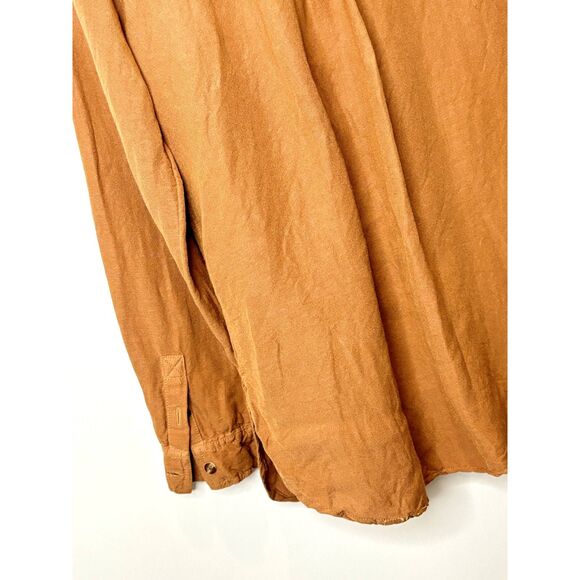 Pilcro Anthropologie Ruffles Linen Blend Shirt Size XS - Small - n76 - Picture 13 of 16